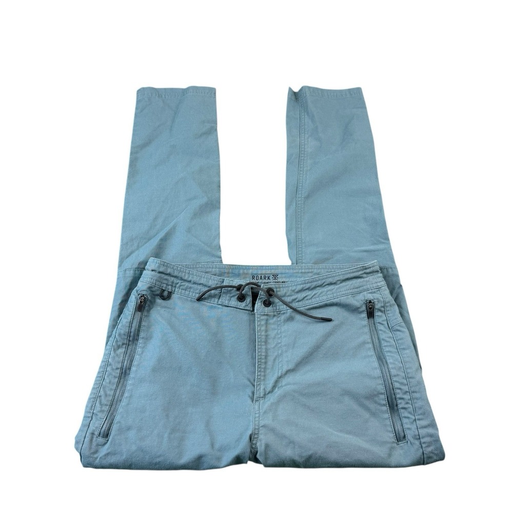 Roark Blue Cotton‎ Blend Men's Drawstring Hiking Pant Size 30x29